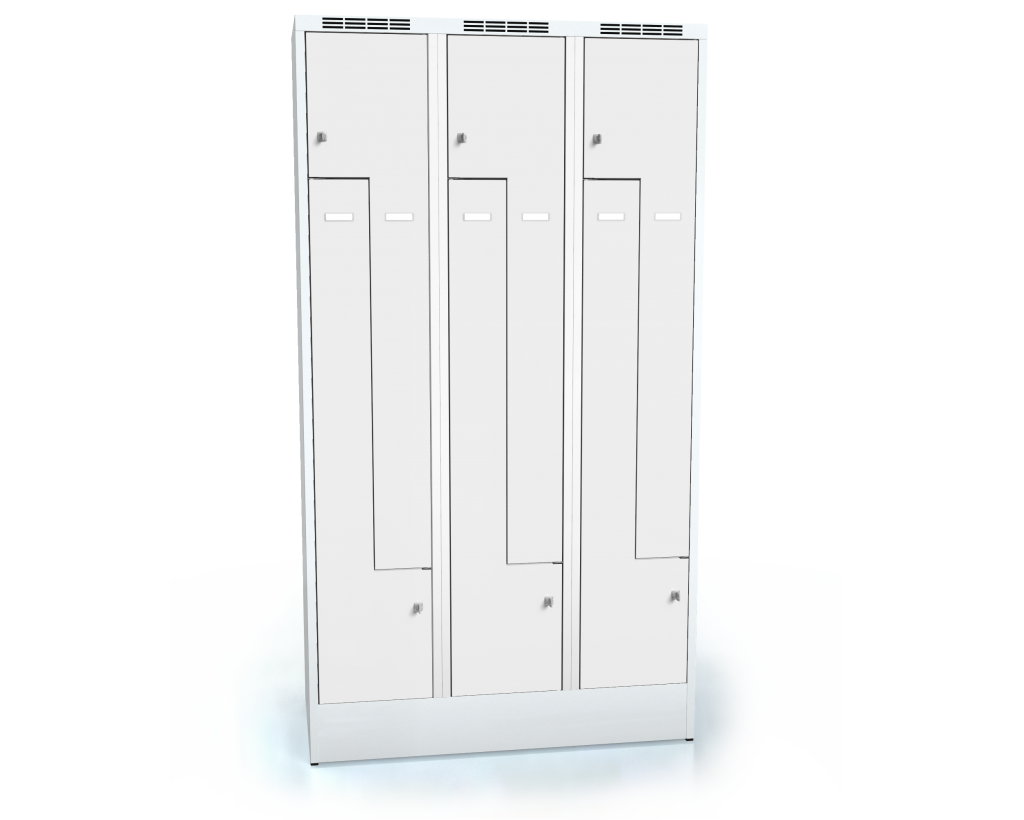 Cloakroom locker Z-shaped doors ALDUR 1 1920 x 1050 x 500